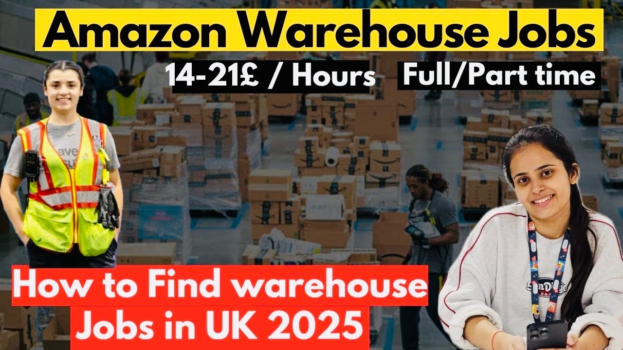 | How to apply for amazon warehouse jobs 2025 | full time and part time jobs in UK 🇬🇧 |