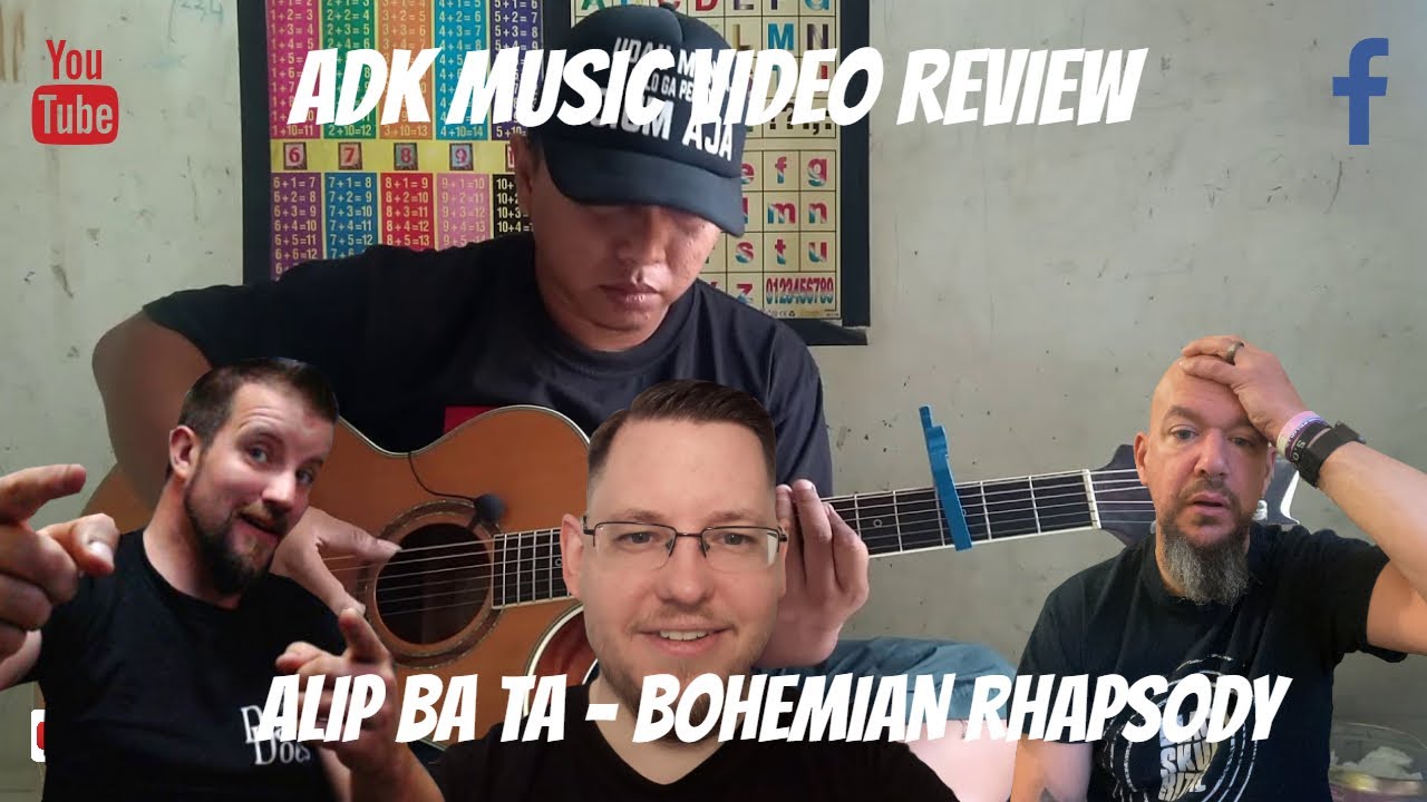 Alip Ba Ta-  Bohemian Rhapsody Fingerstyle Cover - ADK Reacts