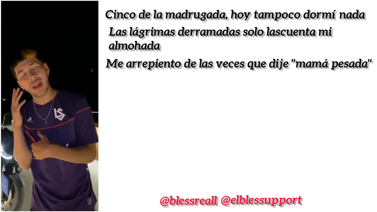 Cicatrices - Bless (freestyle) *Letra*