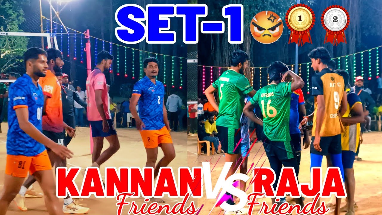 40k🔥Kannan friends vs Raja friends🔥|Like 👍|set-1|@jaitrendingvolleyball14 