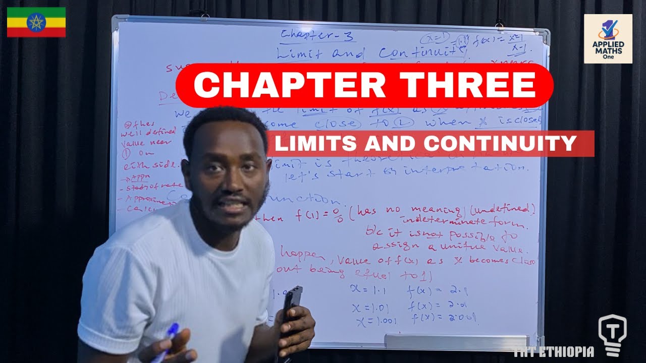 Applied Mathematics I Chapter Three - Limits And Continuity - በአማርኛ
