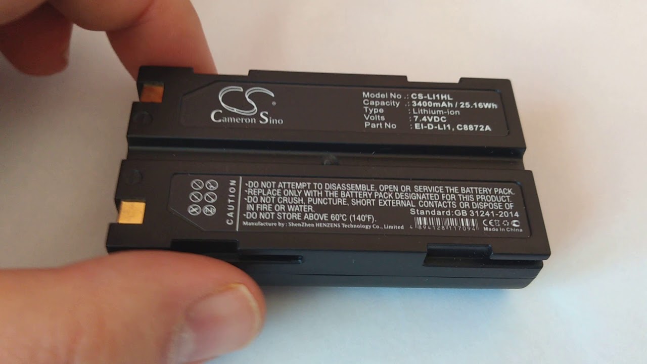 Bateria Trimble 5700 5800 R4 R6 R8 GPS 3400mAh 25.16Wh Li-Ion 7.4V do urządzeń geodezyjnych