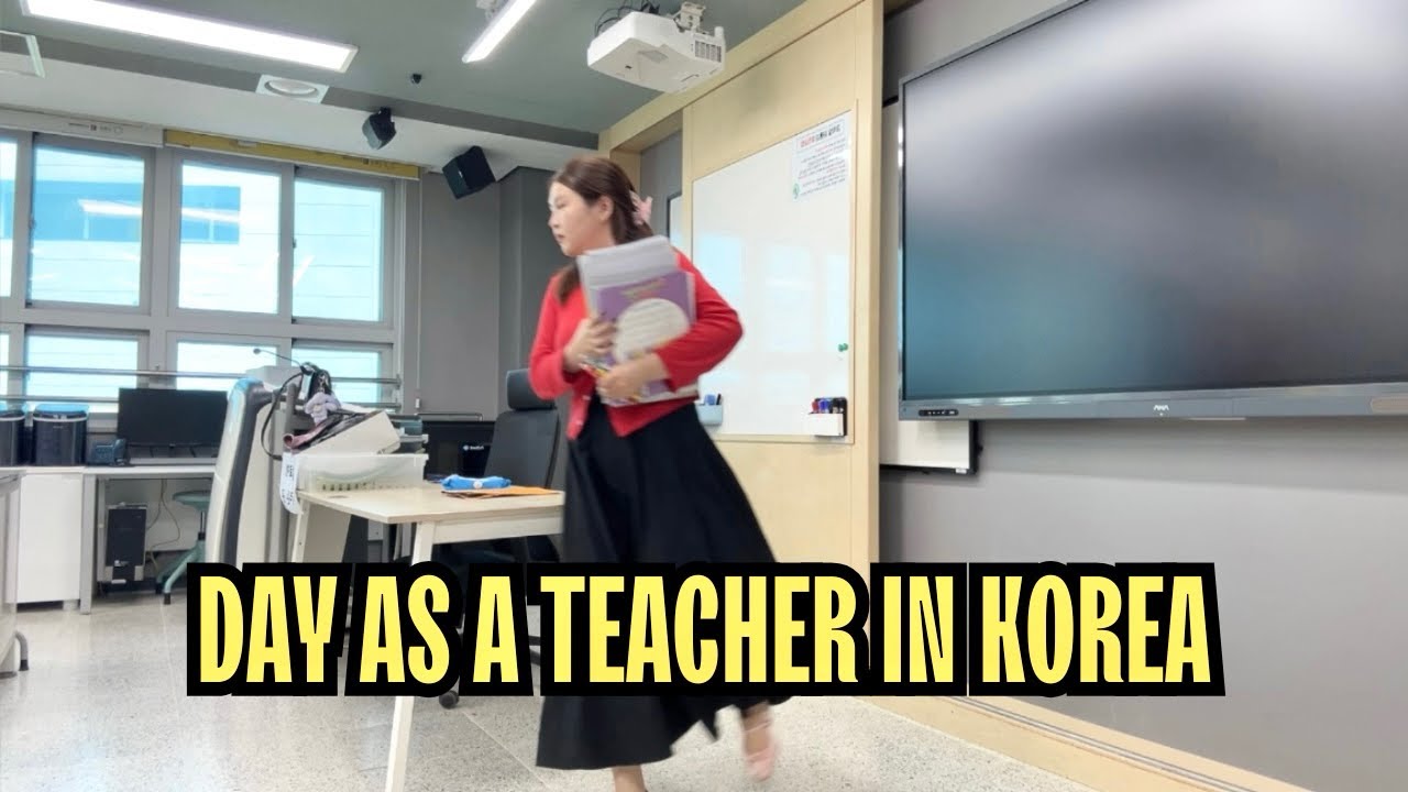 Солонгост Англи Хэлний Багшийн Нэг Өдөр | My day as an English Teacher in Korea