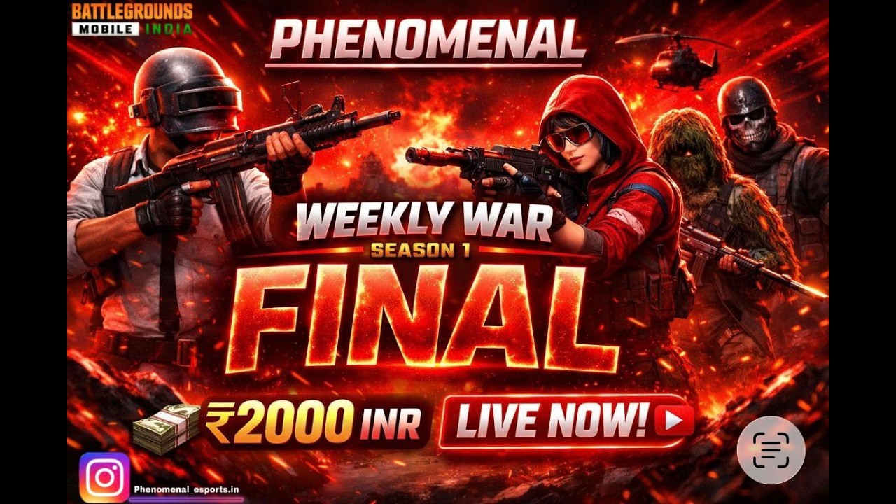Phenomenal weekly war season 1 FINALS