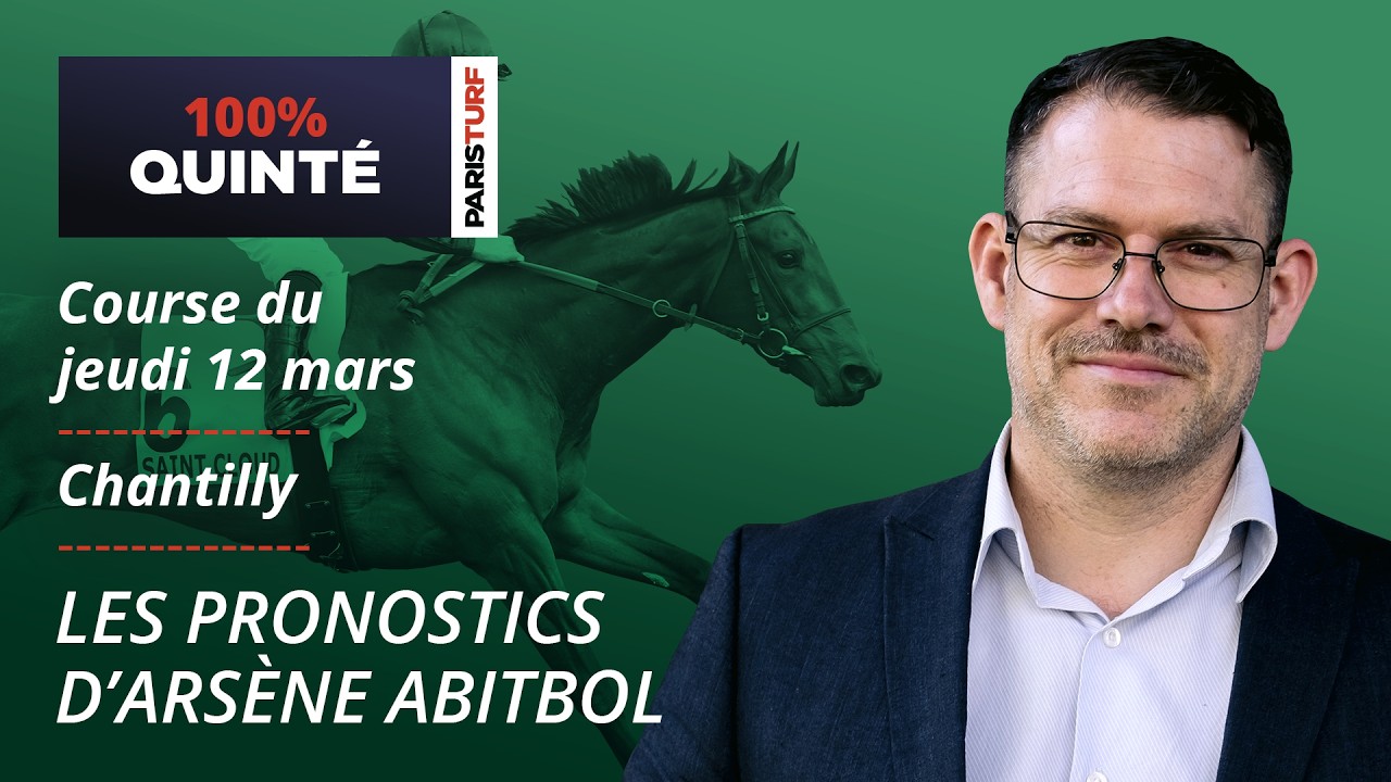 Pronostics Quinté PMU - 100% Quinté du Jeudi 12 mars à Chantilly