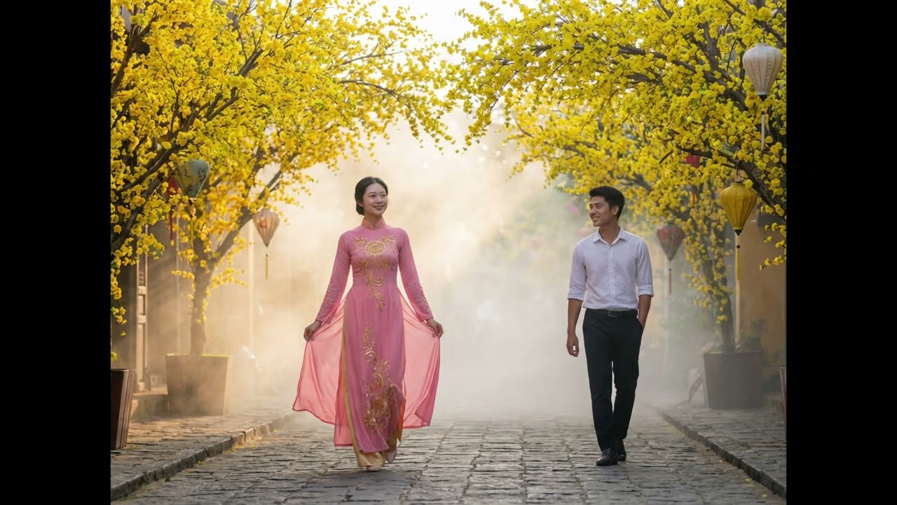 XUÂN VƯƠNG TRÊN TÓC EM .