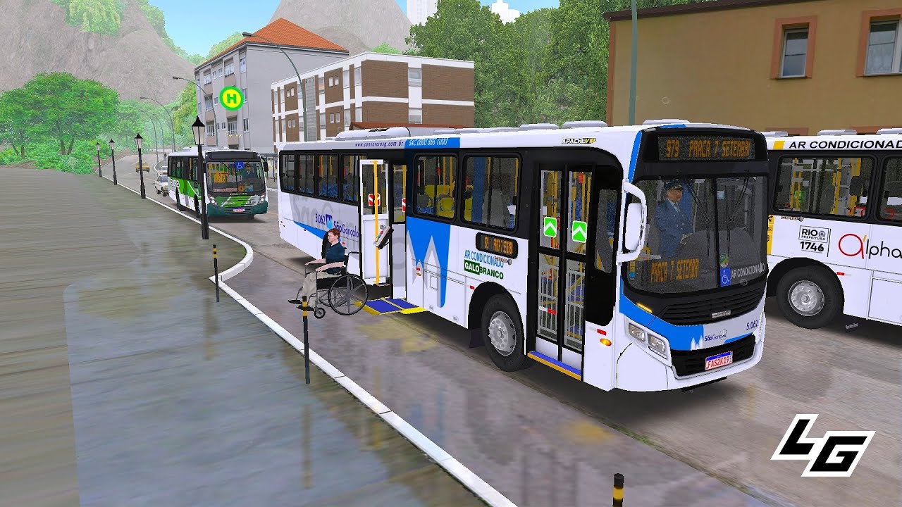 🔴[OMSI 2] EMBARCANDO O CADEIRANTE, Caio Apache Vip IV OF-1721 BlueTec 5 +G29 | RJ - Mapa Beira Mar