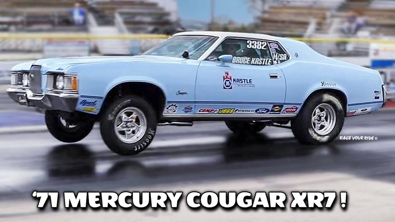 '71 MERCURY COUGAR XR7! 351CI CLEVELAND! FACTORY STOCK ELIMINATOR! BYRON DRAGWAY!