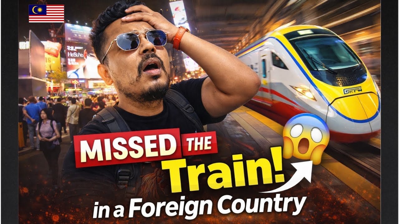 🔥 Foreign Country Mein Fas Gaya 😰 | Malaysia Travel Problem | Missed the Train to Kuala Lumpur