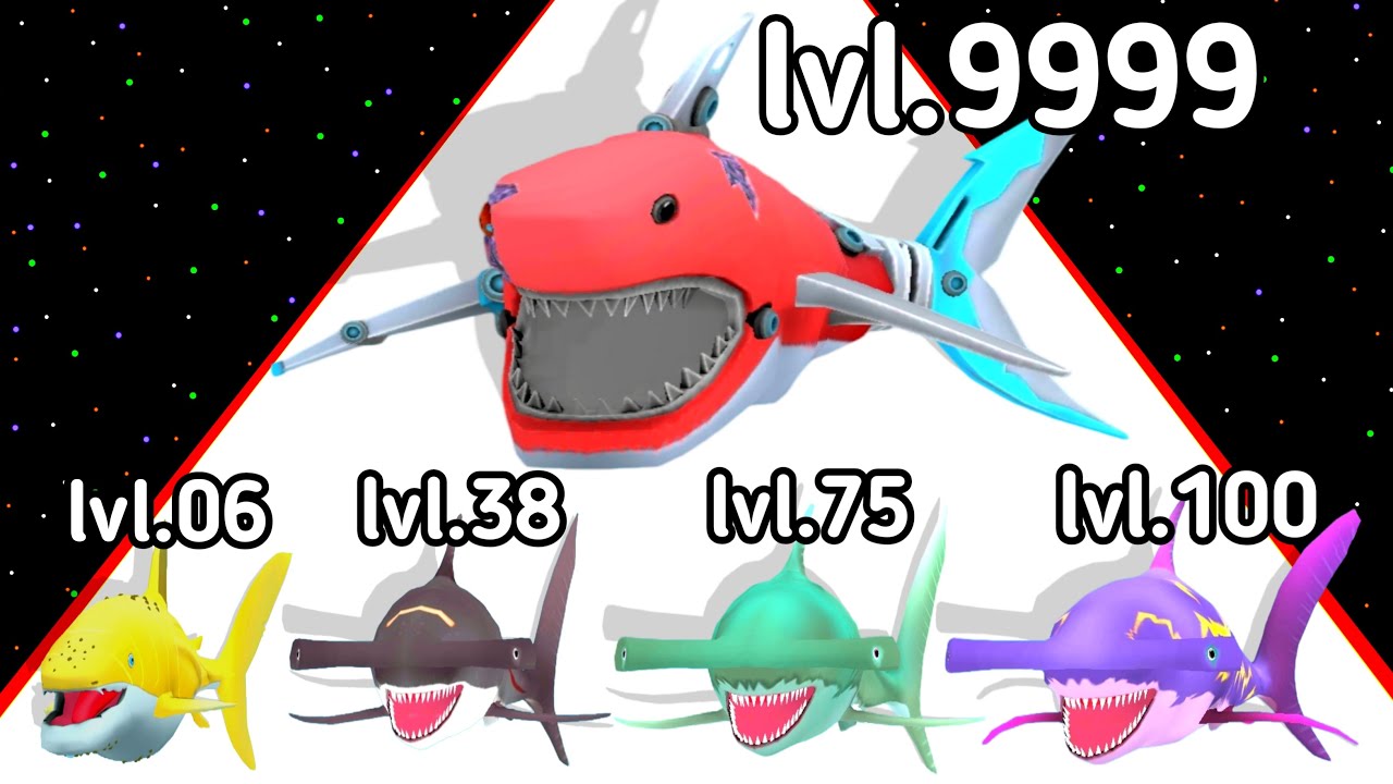 (2025) Shark Run 3D Level Up Shark (Part -2) Max_Level  Gameplay