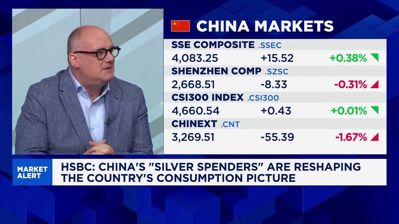 HSBC on why 'silver spenders' could be a silver lining for China's consumption story