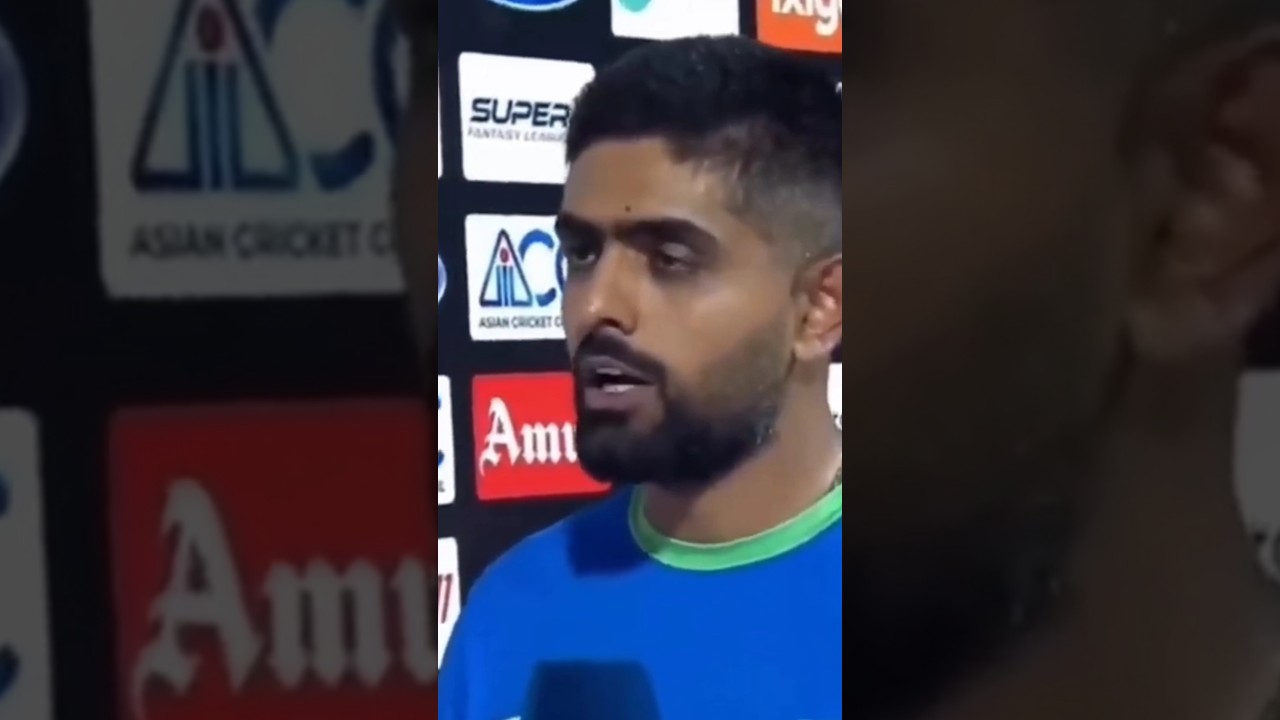 BABAR AZAM FUNNY ENGLISH !!