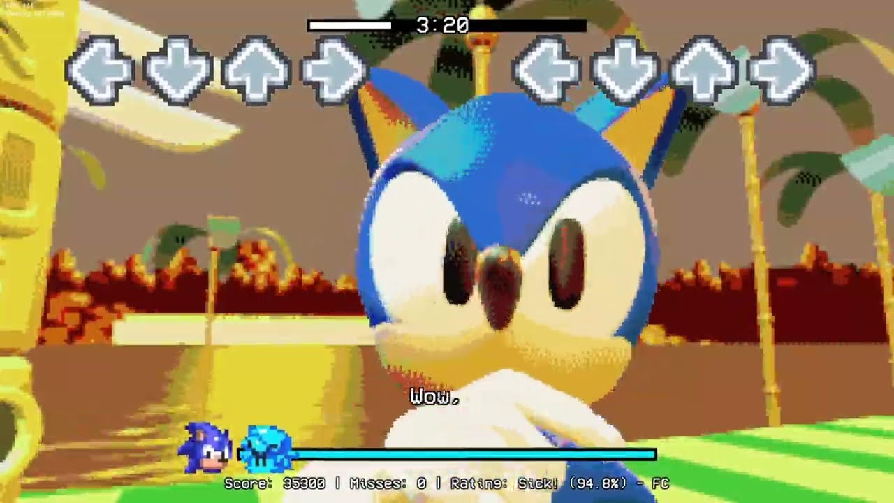 FNF | Против Sonic Legacy, НО ПИКСЕЛЬ! - Sonic.exe 2011 (Вставка) | Моды/Сложности/Геймплей |