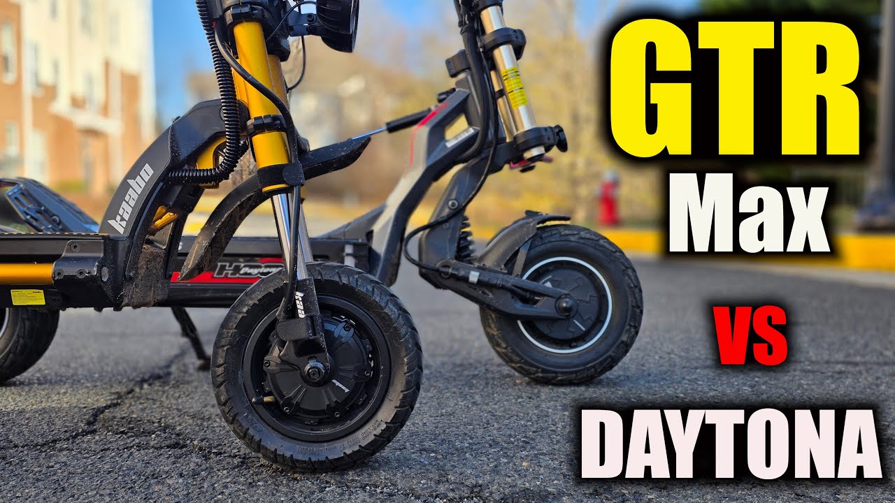 Безумные внедорожные гиперскутеры Kaabo GTR MAX против гонки Daytona Hooga Performance Race