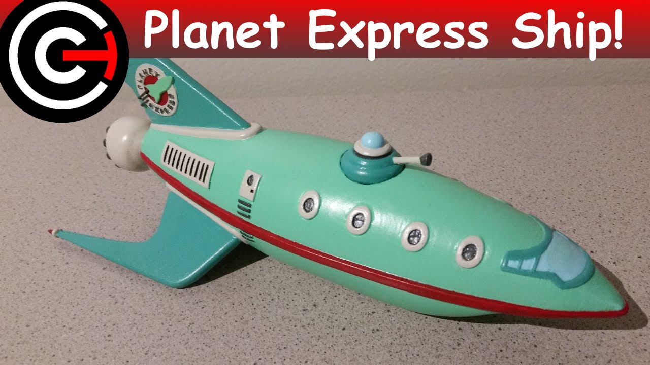 3D Printed Planet Express Ship [Futurama]