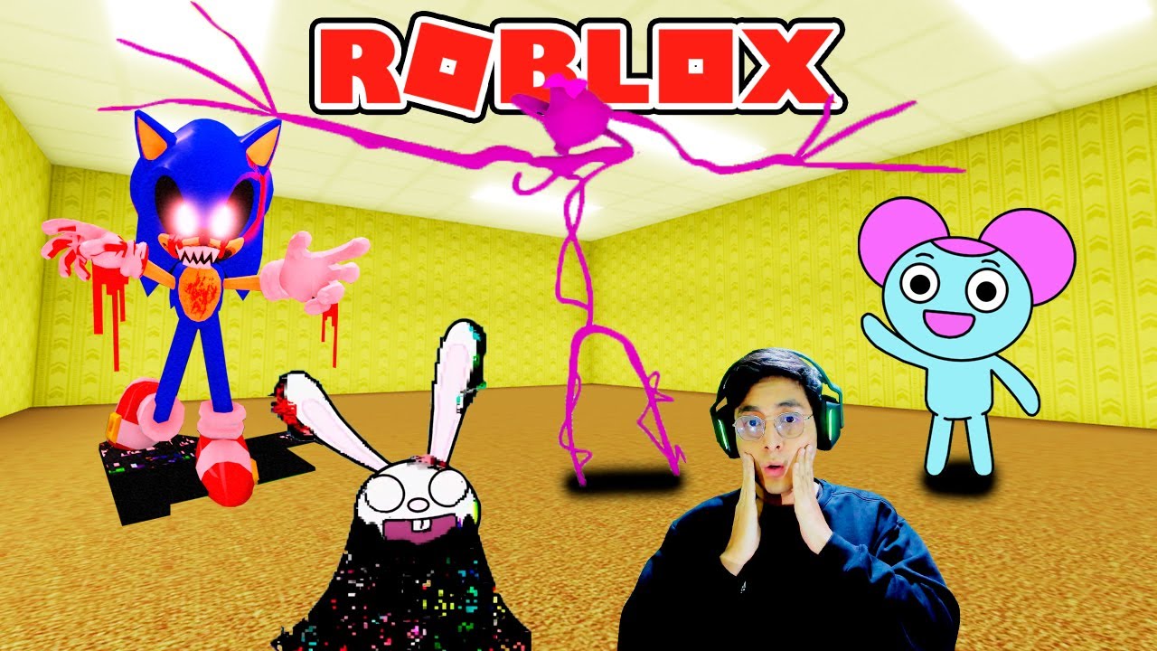 LOS BACKROOMS DE SONIC.exe GLITCH, PIBBY Y LA NOVIA DEL ENTE | JehxTp