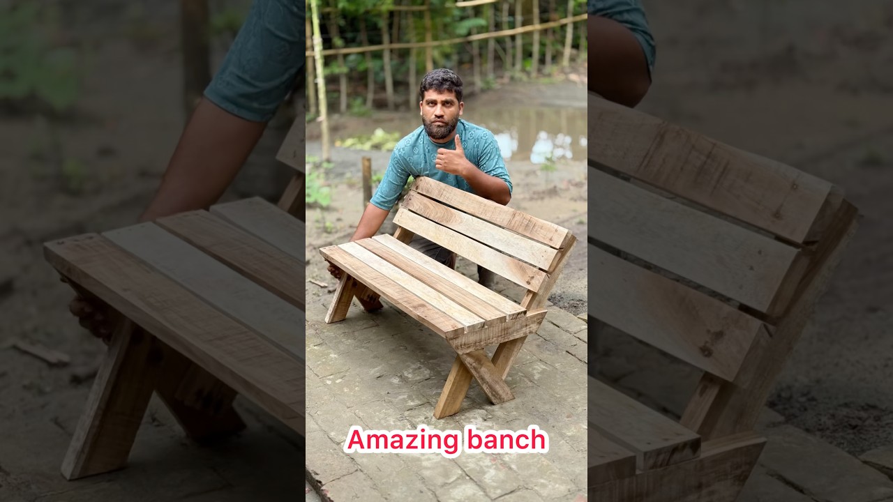 Easy to make a stool  Amazing banch step by step full process