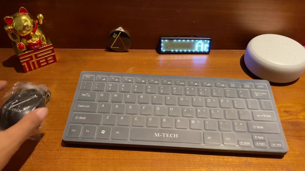 Review STK-03 2.4G Wireless Mini Keyboard + Mouse Merk M-TECH