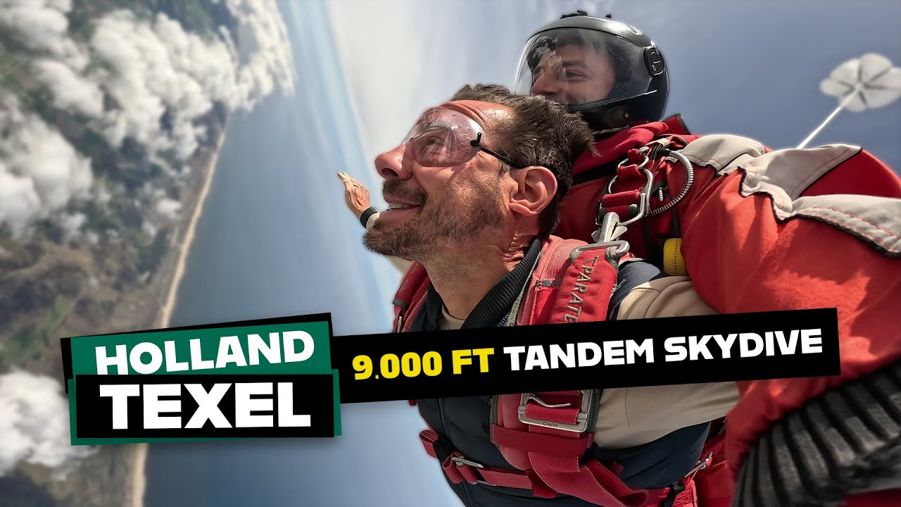 Tandem Skydive on Texel from 9000 ft | Holland Netherlands Luca Savazzi