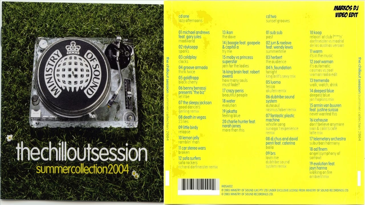 VA / Ministry Of Sound The Chillout Session Summer Collection 2003 CD 1 / MDJVE