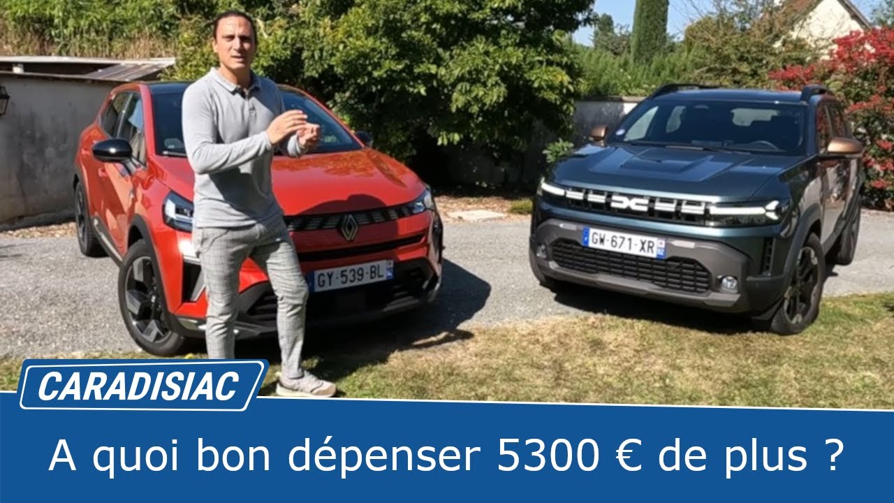 Comparatif : qu'apporte le nouveau Renault Symbioz par rapport au Dacia Duster ?