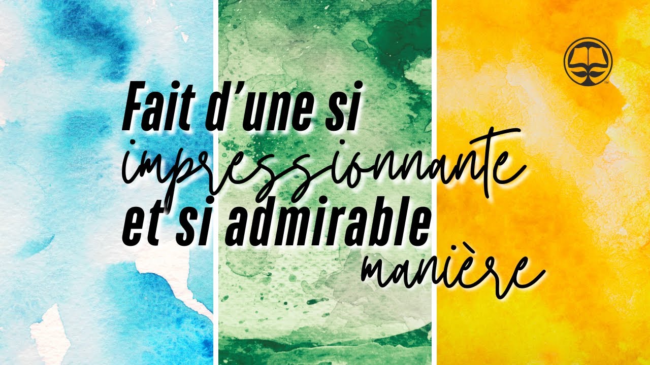 Fait d’une si impressionnante et si admirable manière - La Voie Internationale