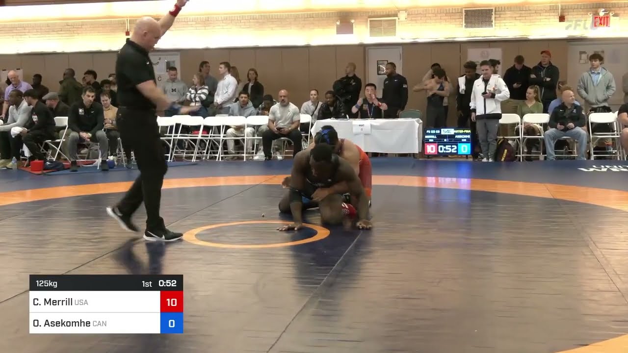 Coby Merrill vs Omogbai Ebode Asekomhe: 2024 MFS Bill Farrell Memorial: 125 KG quarterfinal