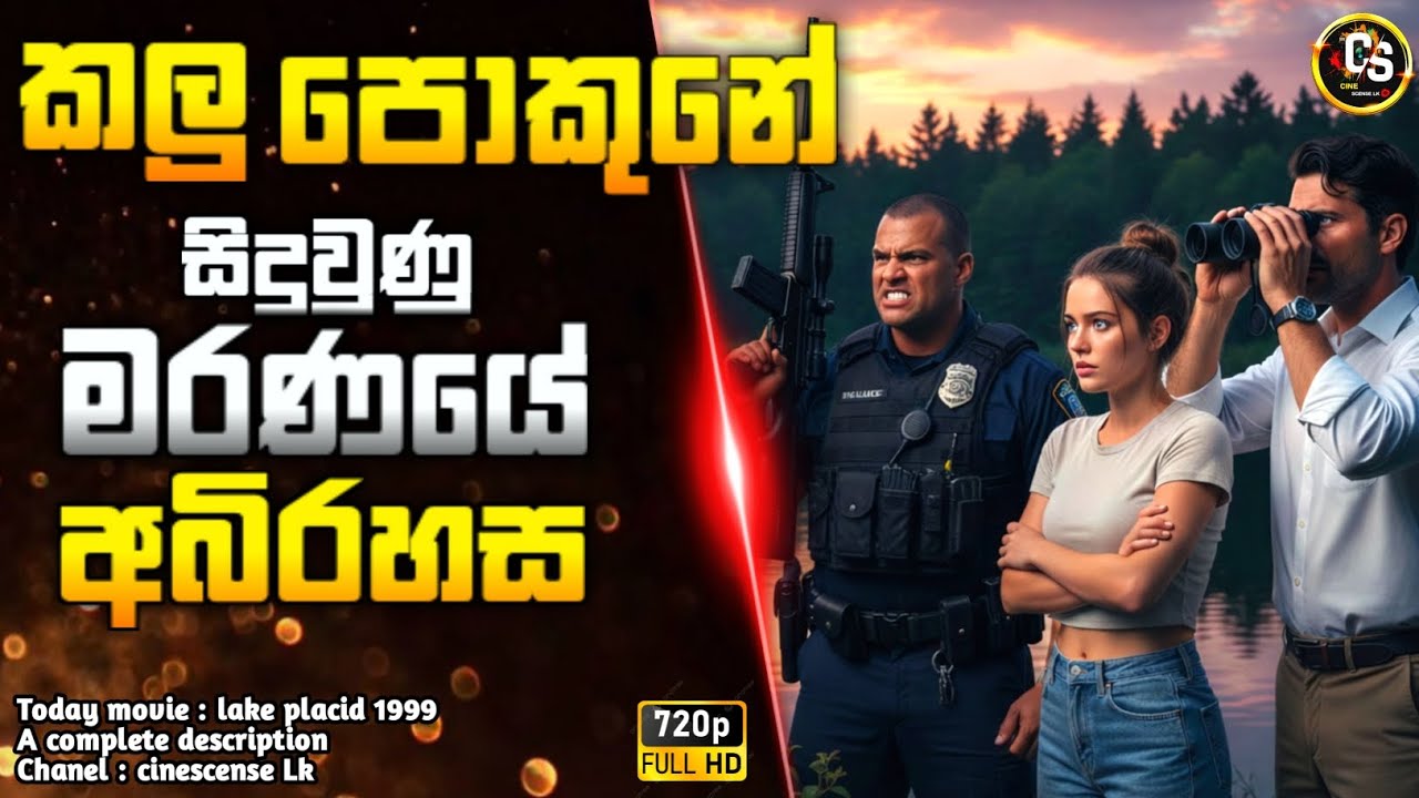 ඔවුන් ගාතකයා සොයා ගනීවිද?😱|lake placid in sinhala explanation|Movie review sinhala|cines cense lk