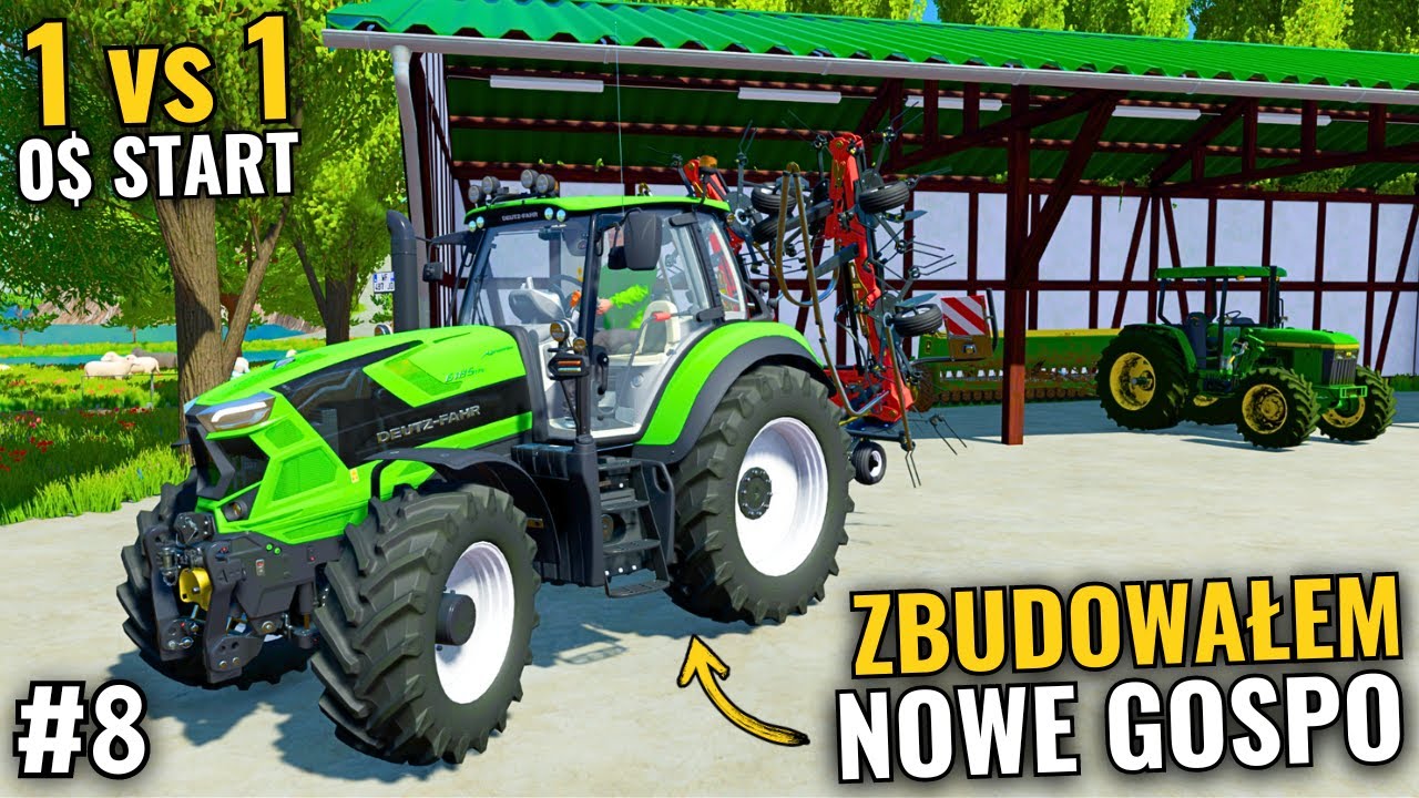 ZBUDOWAŁEM NOWE GOSPODARSTWO ZA WIELKIE PIENIĄDZE 🔥 Czarny Pan vs @NOT FARMING 🔥 1vs1 na wyspach! #8
