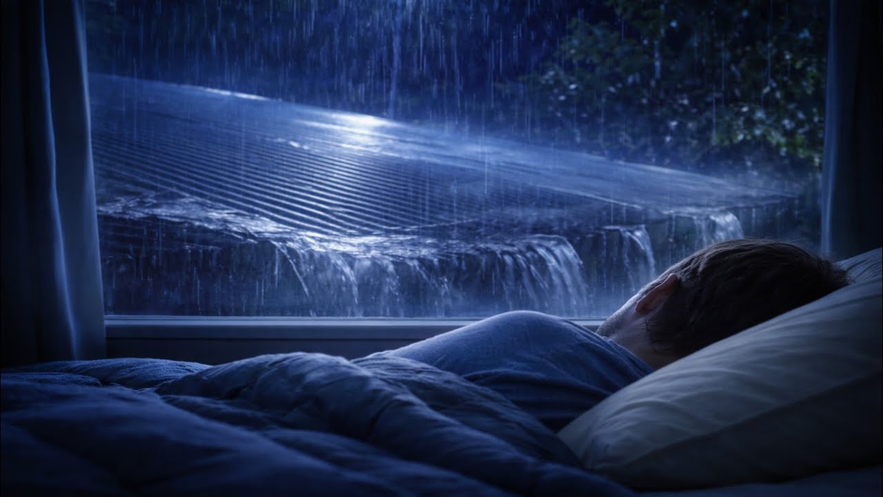 Deep Sleep in 3 Hours 🌧️ Relaxing Rain Sounds for Sleeping & Stress Relief,insomnia,study