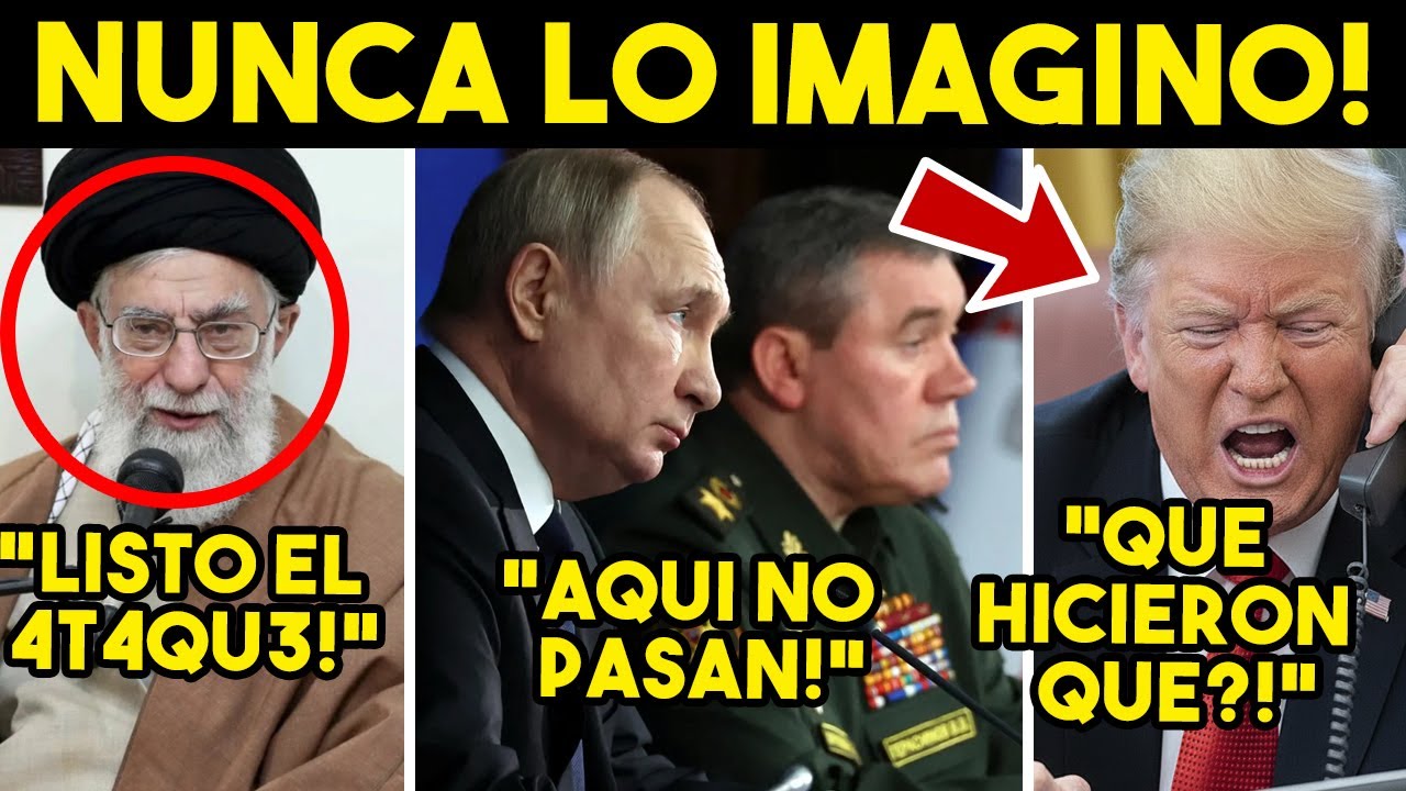 DOMINGAZO! RUSIA SORPRNDE A EU EN IRAN, ISRAEL EN LA MIRA. TRUMP SE ENREDA CON CUBA. HOY.