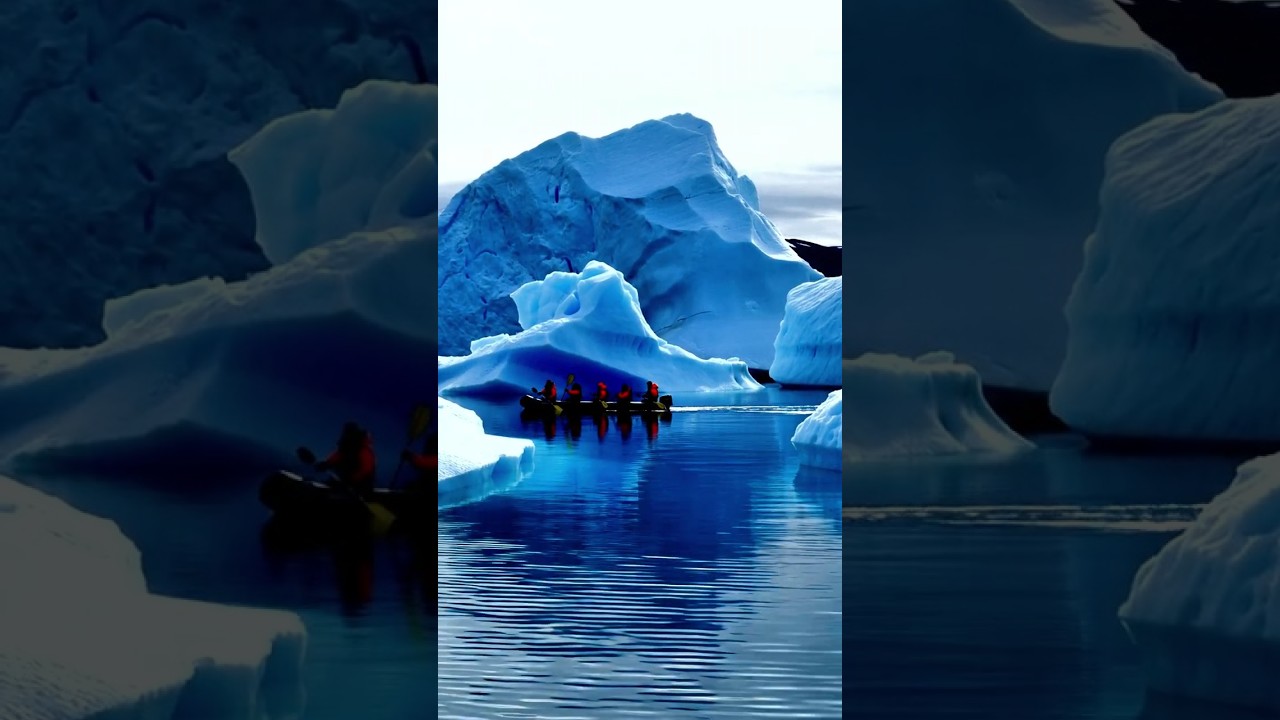 Majestic Icebergs in Perfect Reflection! #reflectivewaters
