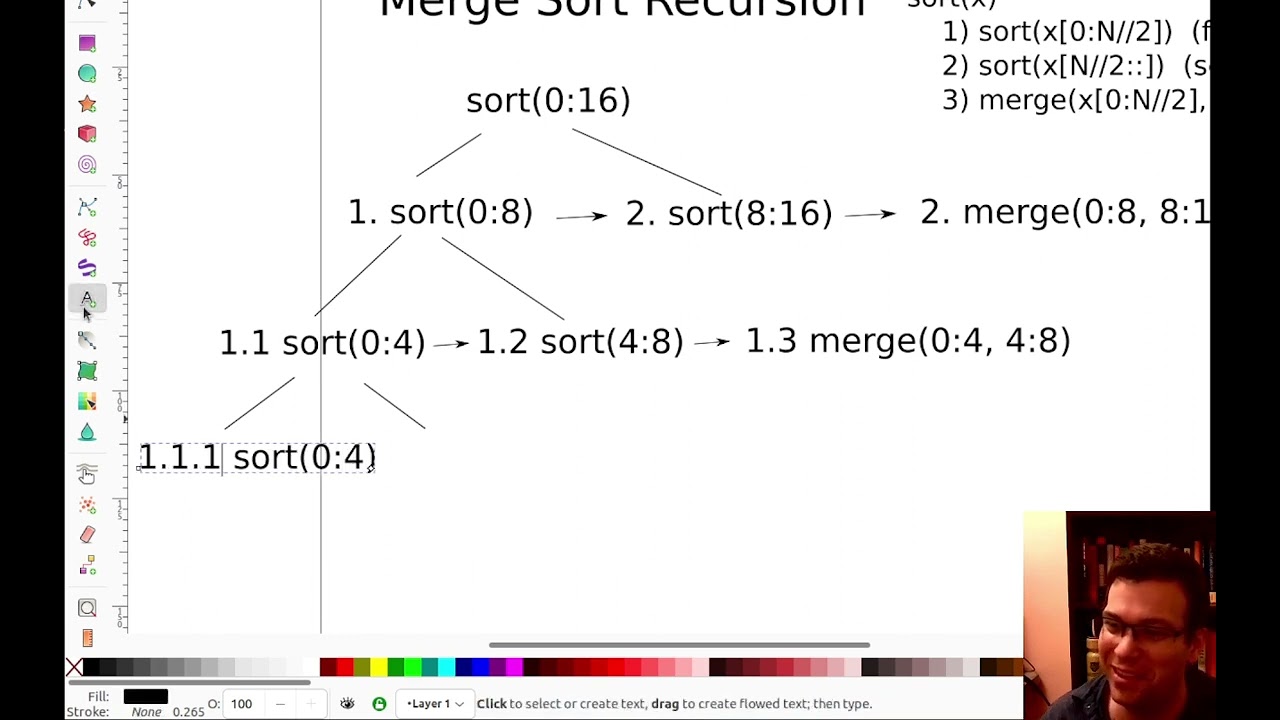 CS 271 Data Structure: Recursion Unraveling In Merge Sort