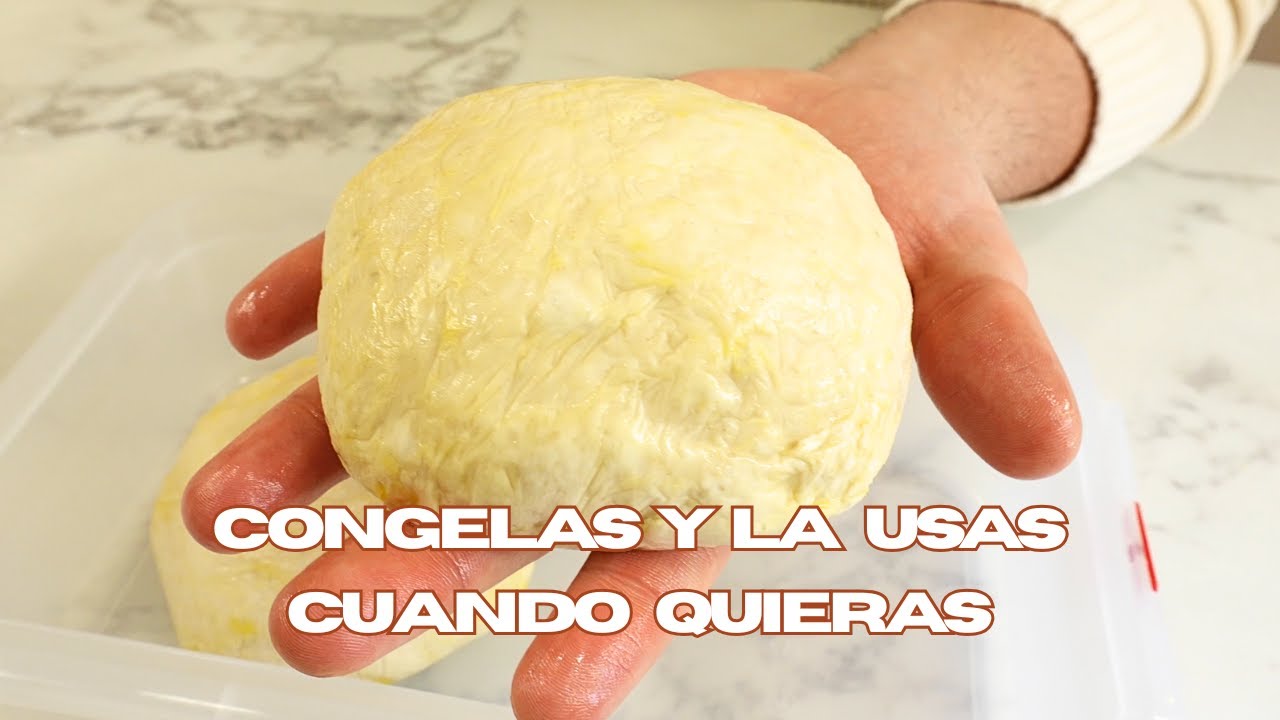 Congelo mi masa de Pizza y la horneo cuando quiero