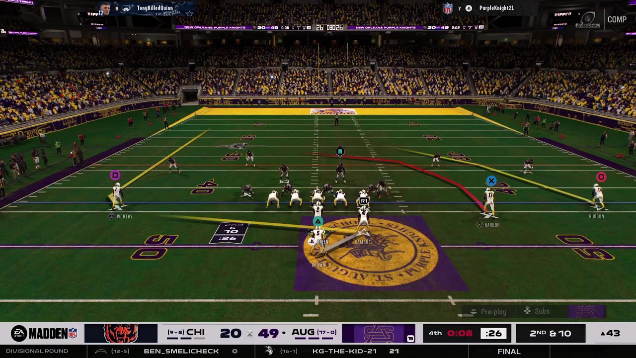 Playoffs vs. Bears