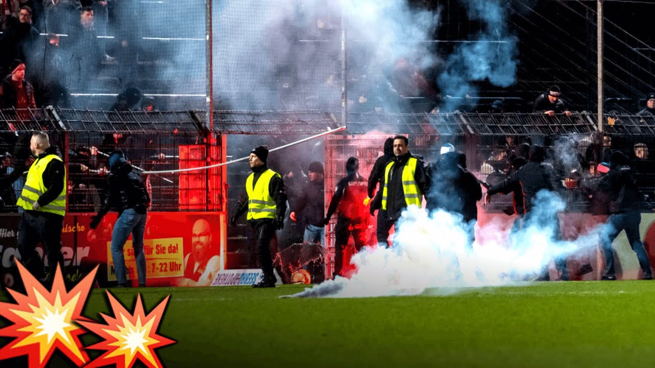 💥 Zaunfahnenklau-Versuch an Red Kaos Zwickau! (Rache-Angriff von Babelsberg!!)