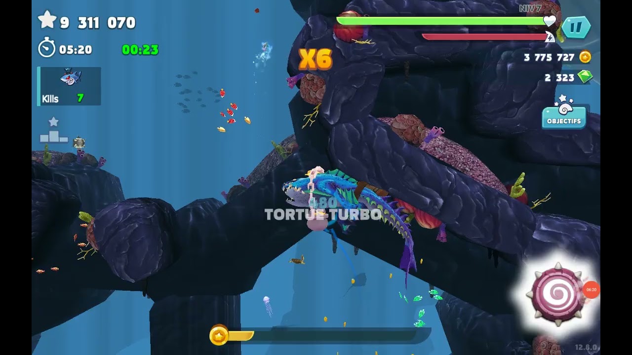 J'essaye Abysshark avec vous (Hungry shark évolution)