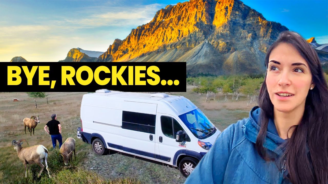ESCAPING ALBERTA.... This is getting ROUGH! (VAN LIFE)