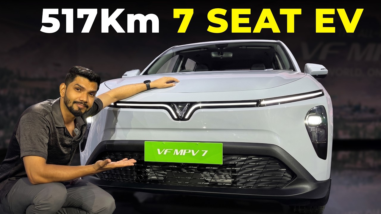 VinFast VF MPV 7 India Launch &ndash; 517KM Range + Fast Charging | All Details