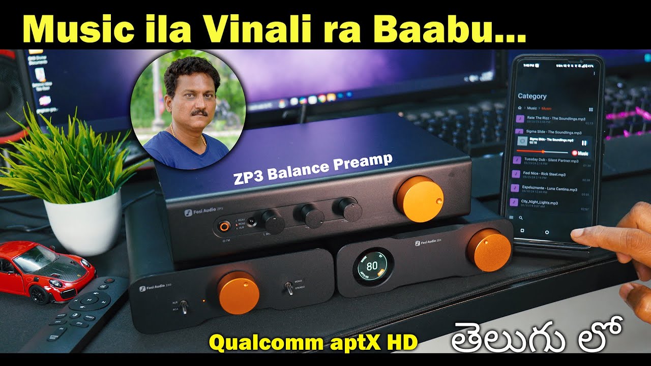Music ila Vinali ra Baabu 😱 Balanced Preamp Unboxing in Telugu...