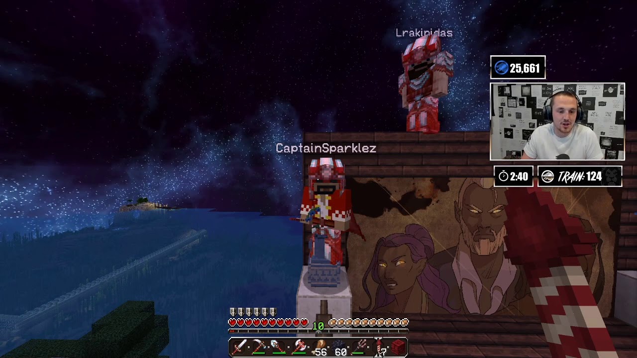Syndicate Reacting to His Old Animated Pod Race on Mianite With Captainsparklez Funny Moments