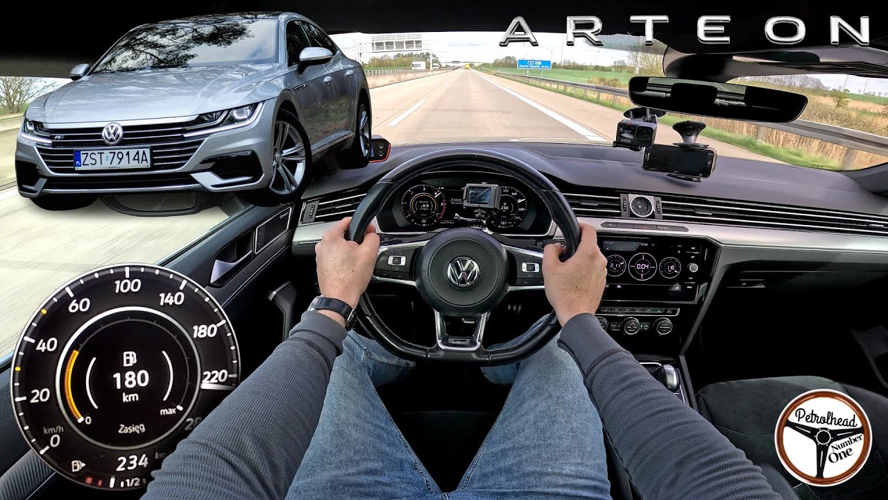 2019 VW Arteon 2.0 TDI (150 KM) DSG7 | V-MAX, 0-100, 100-200 km/h, Prezentacja. | 4K
