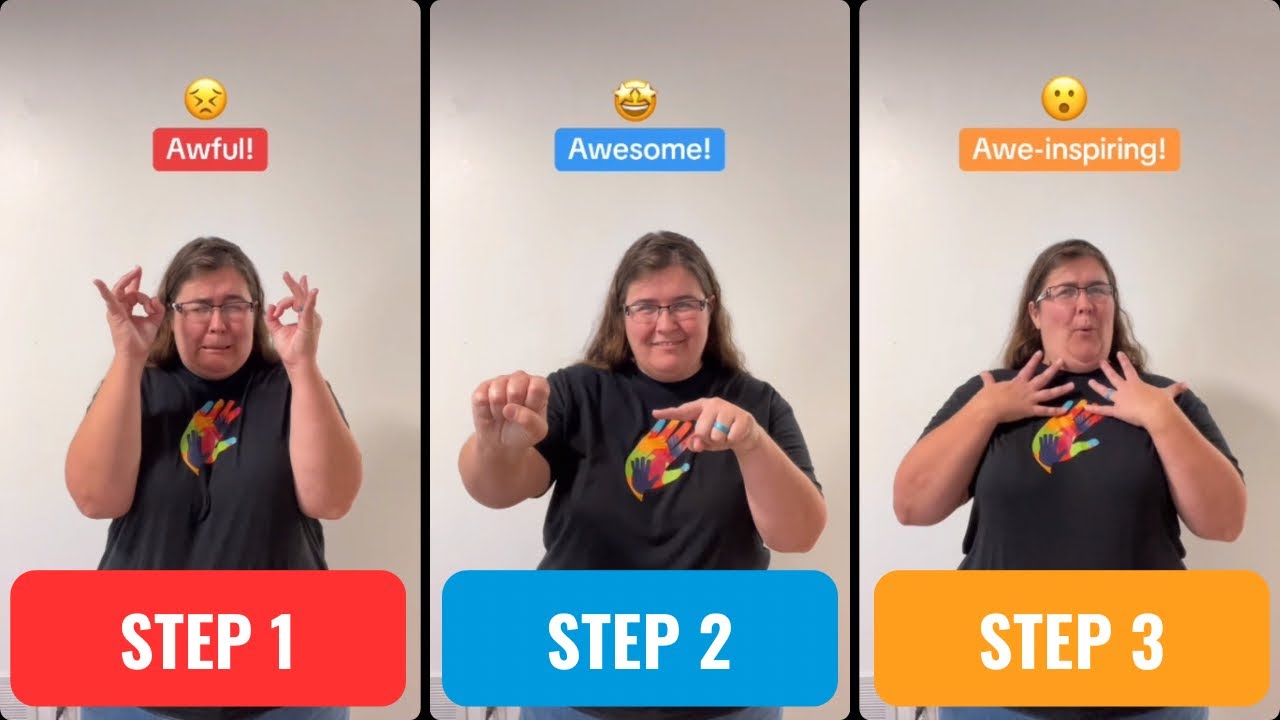 Tutorial: ASL Reactions for Beginners | Easy-to-Memorize ASL