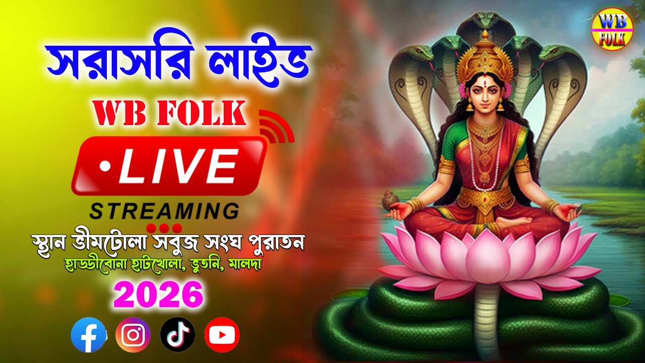 Bhimtola Manasa Gan Live | sokher bajar Pala | সখের বাজার পালা গান | ভীমটোলা সবুজ সংঘ মনসা গান লাইভ