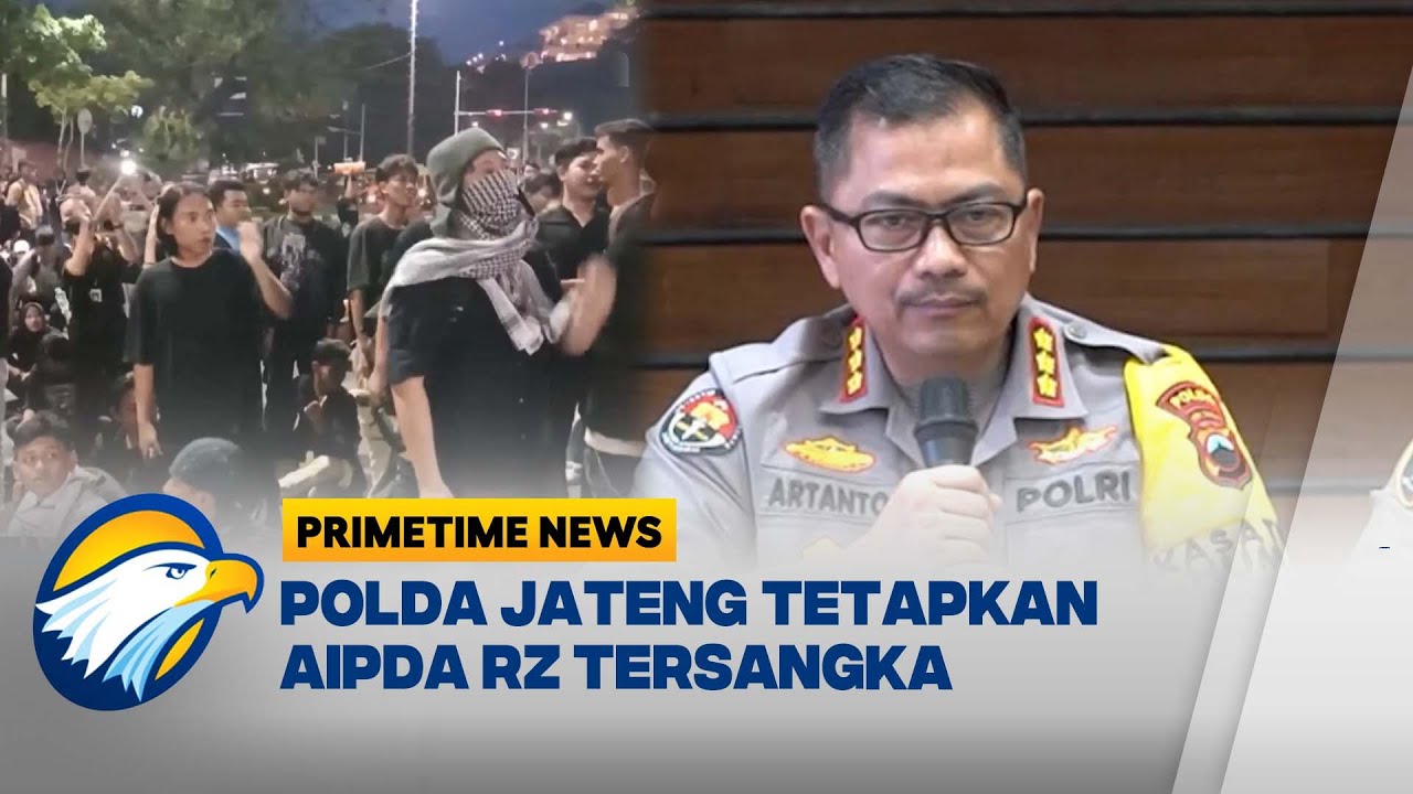 Polisi Semarang Jadi Tersangka Pen*mb4kan - [Primetime News]