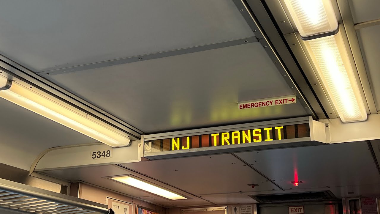 NJ Transit: Bombardier Comet IIM #5348 NEC Line Train Ride Southbound (Part 1/2) (04/27/2022)
