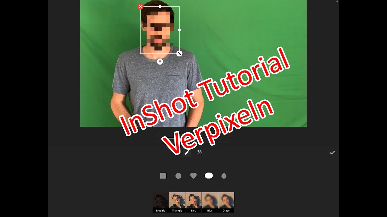 InShot Tutorial - Verpixeln