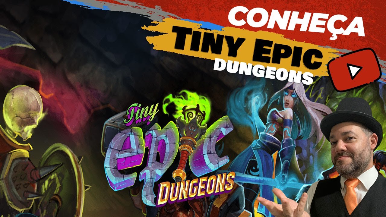 TINY EPIC DUNGEONS - Conheça o jogo de exploração de masmorra