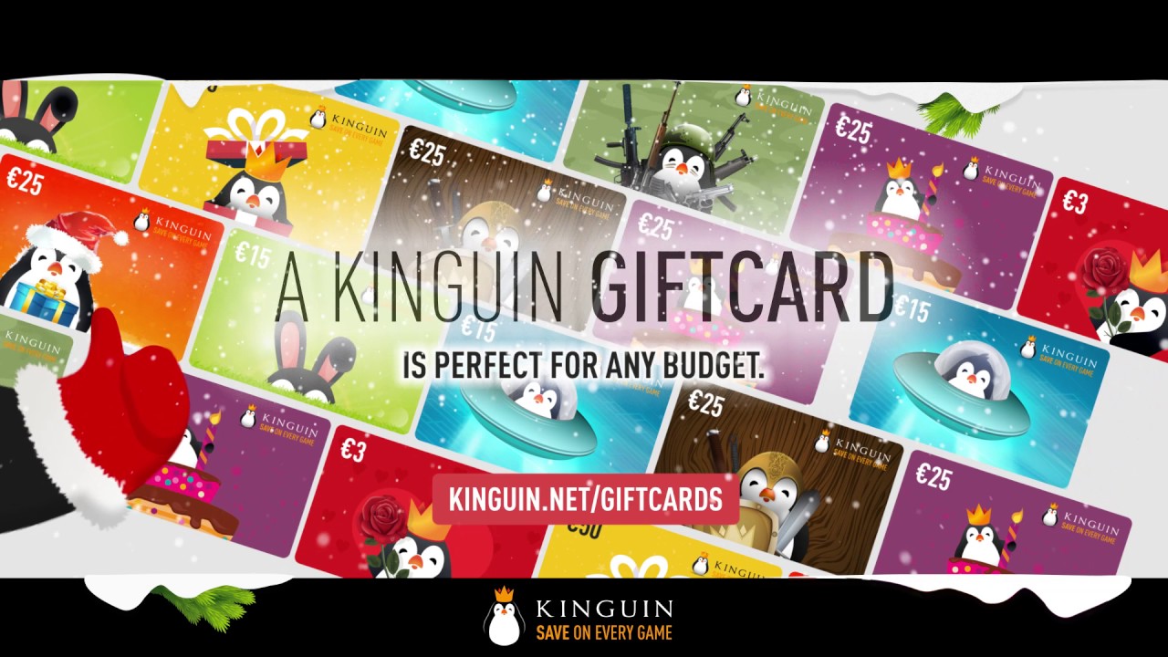 Kinguin Giftcard: perfect gift for the gamer in your life!
