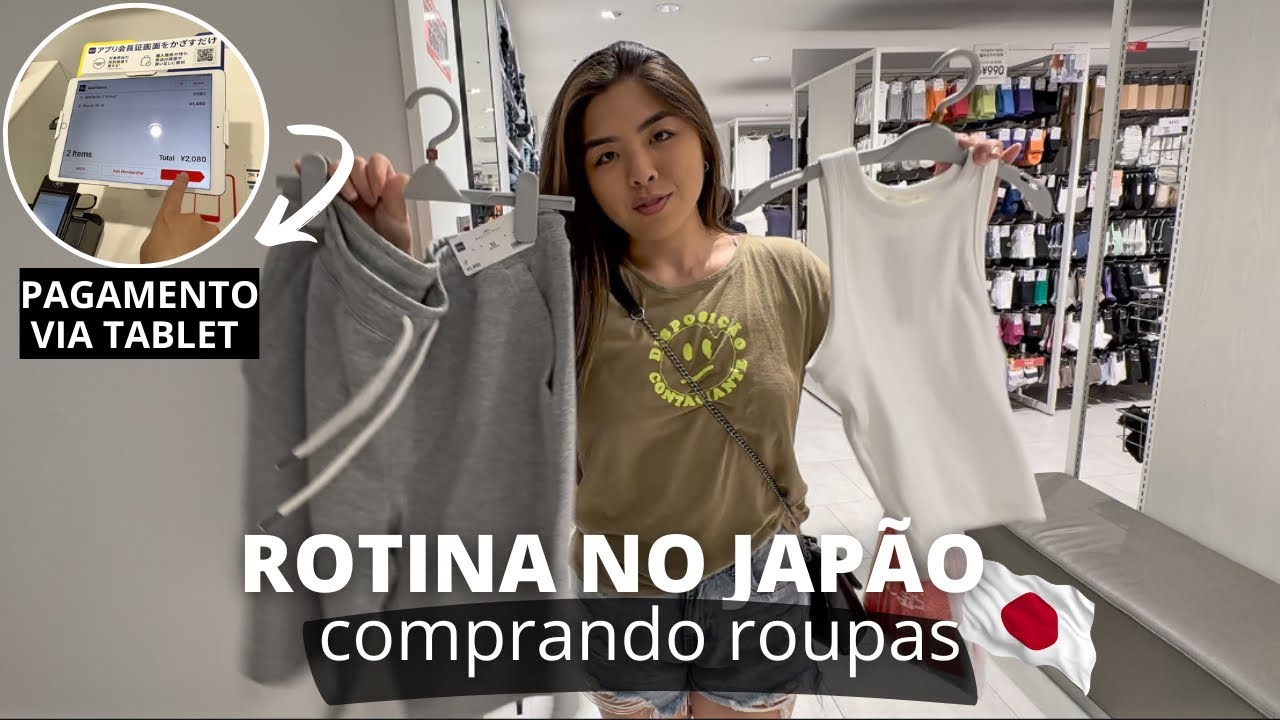 VLOG: QUANTO GASTAMOS na nossa folga? COMPRAS na G.U, Uniqlo e Shimamura 🇯🇵